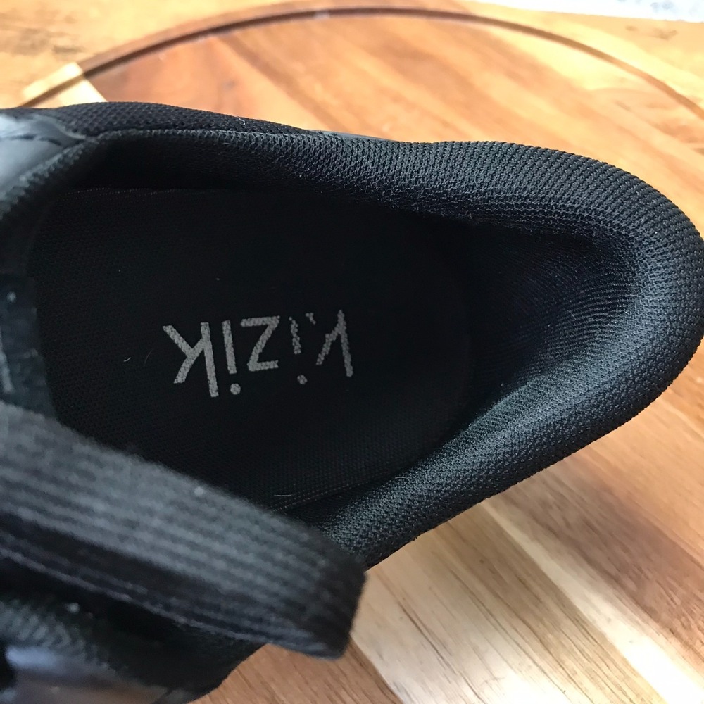 Kizik Paris Sneakers Womens 9.5 Blk Mesh/Leather Slip On Hands Free Comfort Shoe - Picture 12 of 13